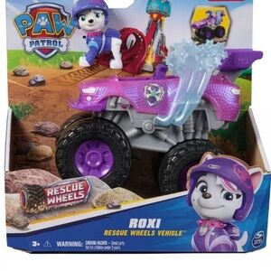 Paw Patrol Roxi Rescue Wheels Vehicle - Purple and Gray